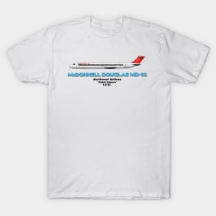 McDonnell Douglas MD-82 - Northwest Airlines "Orient Colours" T-Shirt